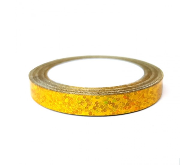 Banda decorativa lata, laser gold