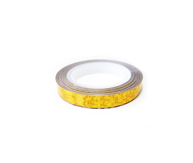 Banda decorativa lata, laser gold