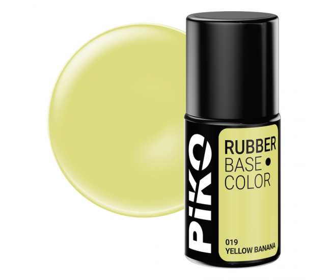 Baza Piko Rubber, Base Color, 7 ml, 019 Yellow Banana