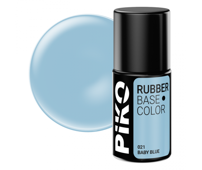 Baza Piko Rubber, Base Color, 7 ml, 021 Baby Blue