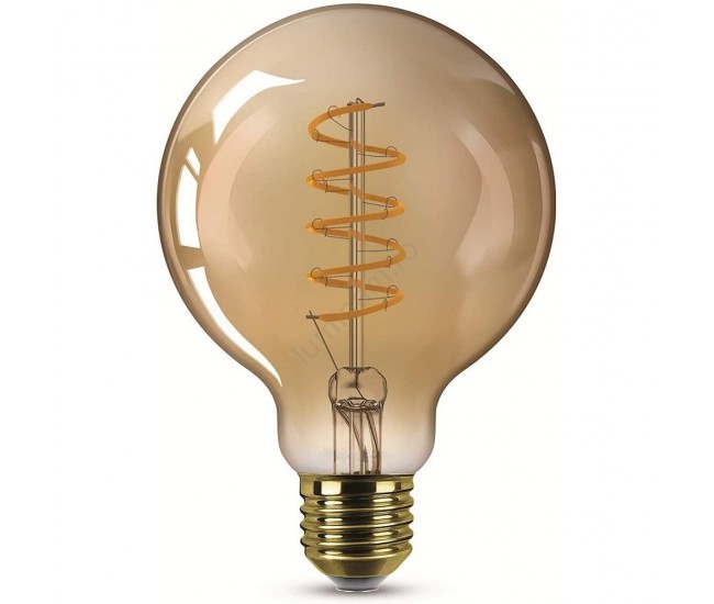 Bec LED cu filament gold, E27, 4 W, 2000 k, 220 lm