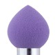 Burete makeup cu maner, pentru fondul de ten - purple + pink