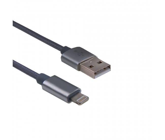 Cablu de date Lightning Explorer Series pentru iPhone si iPad, space grey, 1 m
