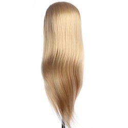 Cap de practica manechin, Lila Rossa, lung, sintetic, 80 cm, blond