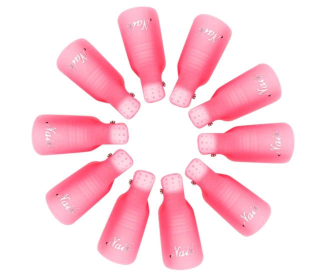 Capsule degete, set 10, roz, p107-pk