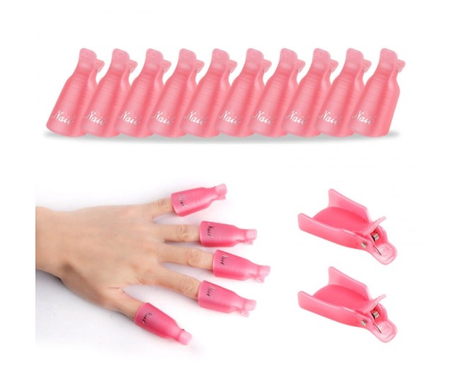 Capsule degete, set 10, roz, p107-pk