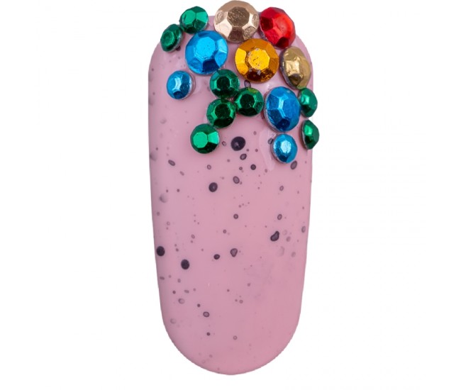 Carusel decoratiuni unghii, mix de pietricele multicolore