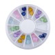 Carusel decoratiuni unghii, model inima, multicolore