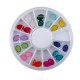 Carusel decoratiuni unghii, model pietricele multicolore