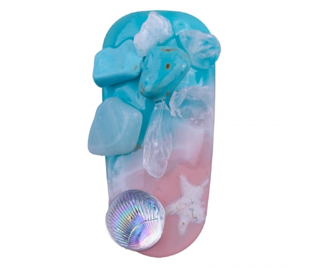 Carusel decoratiuni unghii, model stoica, multicolore