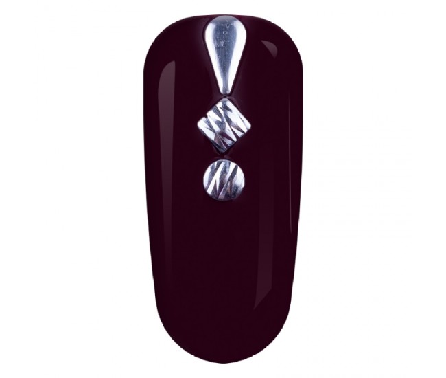Carusel metalic unghii, figuri geometrice, silver si gold