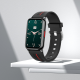 Ceas smartwatch loomax H76, IP68, ecran curbat de 1.57 inch, moduri sport, pedometru, puls, notificari, negru