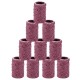 Set cilindri abrazivi Lila Rossa, inele smirghel cu granulatie 150, 100 buc