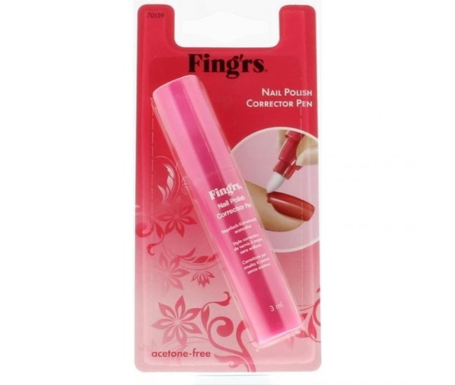 Creion corector lac de unghii fara acetona,Fing'rs, 3 ml