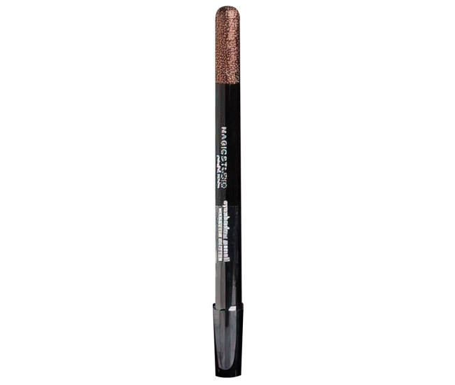 Creion de ochi cu sclipici Magic Studio, Dark Brown