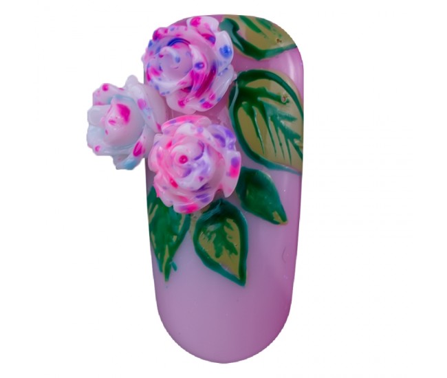 Decoratiuni pentru unghii Floare, Lila Rossa