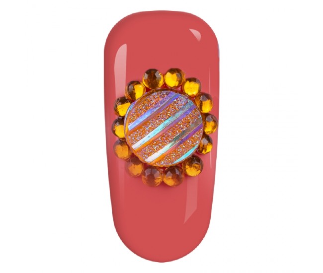 Decoratiuni pentru unghii, Lila Rossa, pietre rotunde cu reflexii