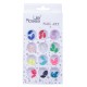 Decoratiuni pentru unghii, Lila Rossa, pietre tip romb multicolore