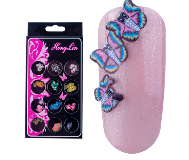 Decoratiuni unghii, Lila Rossa, animale, multicolore