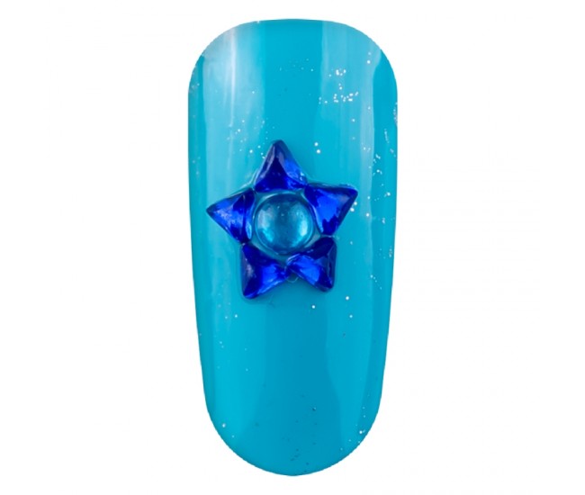 Decoratiuni unghii, Lila Rossa, strasuri multicolore