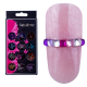 Decoratiuni unghii, Lila Rossa, strasuri patrate multicolore
