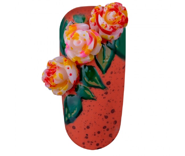 Decoratiuni pentru unghii Floare, Lila Rossa