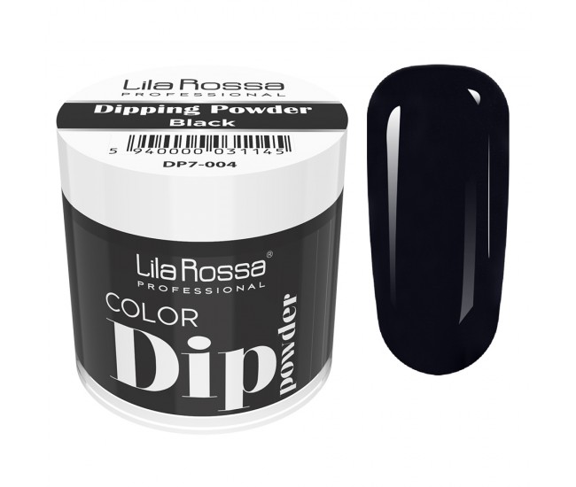 Dipping powder color, Lila Rossa, 7 g, 004 black