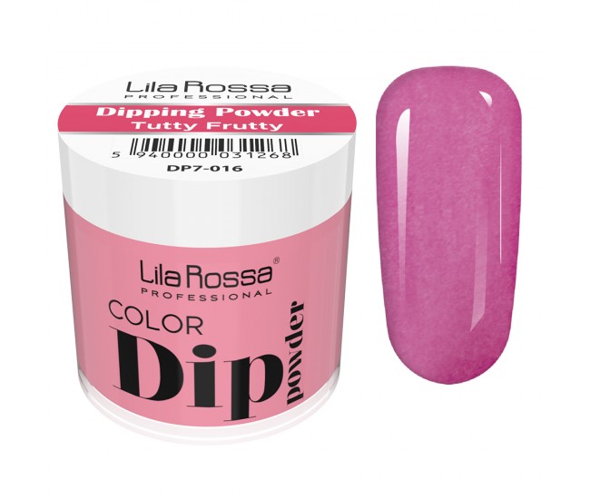 Dipping powder color, Lila Rossa, 7 g, 016 tutty frutty