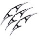 Set clame de par eagle, negre, 6 buc, 6313 Set clame de par eagle, negre, 6 buc, 6313