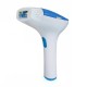 Epilator IPL cu maner, Lila Care, 500.000 pulsatii, display LCD, 5 trepte de intensitate, Albastru