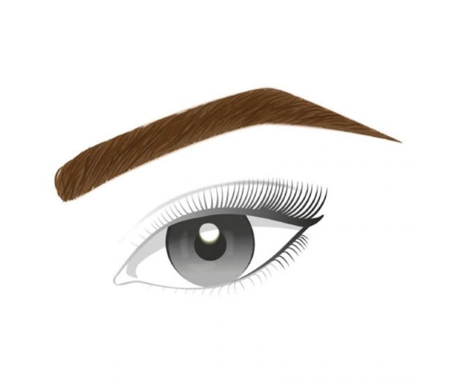 Fard de sprancene, Miss Rose Eyebrow Powder 04, cu aplicator