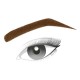 Fard de sprancene, Miss Rose Eyebrow Powder 04, cu aplicator