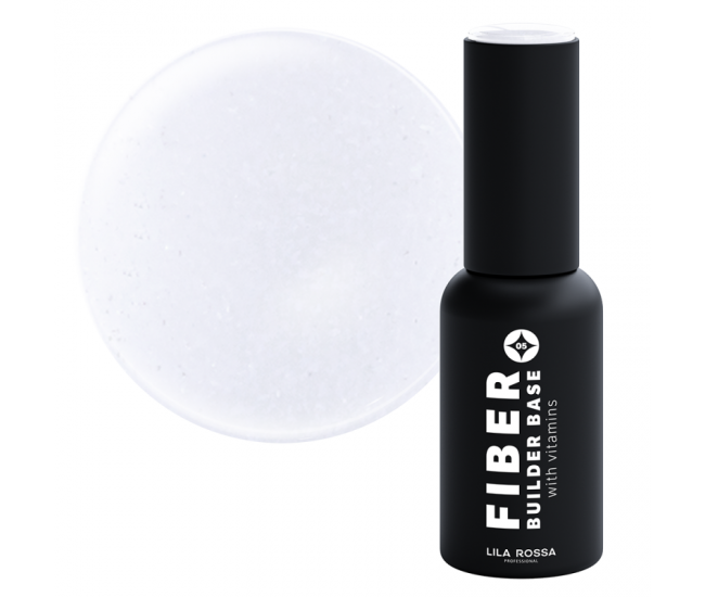Fiber Builder Base cu Vitamine, Lila Rossa, 7 g, Silver Dust