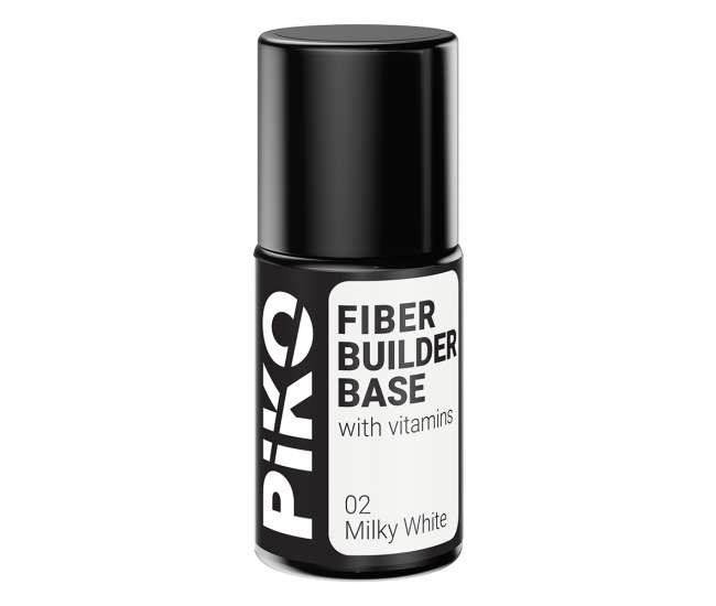Fiber builder base cu Vitamine, Piko, 7 ml, Milky White