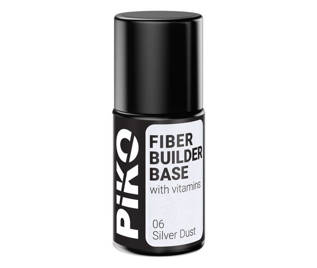 Fiber builder base cu Vitamine, Piko, 7 ml, Silver Dust