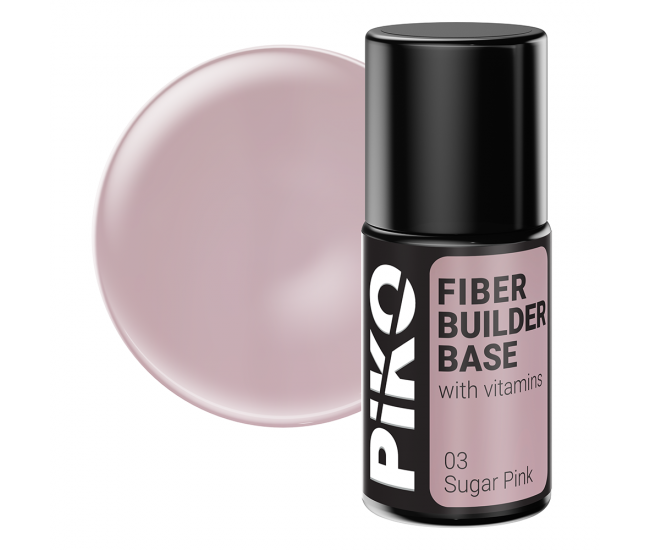Fiber builder base cu Vitamine, Piko, 7 ml, Sugar Pink