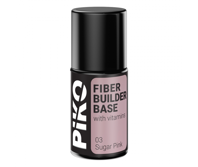 Fiber builder base cu Vitamine, Piko, 7 ml, Sugar Pink