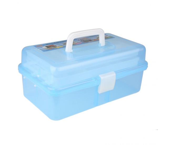 Geanta de plastic pentru depozitare, albastra