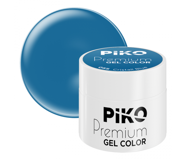 Gel color Piko, Premium, 5g, 055 Cristall Blue