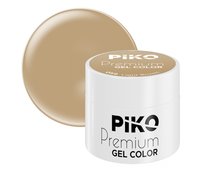 Gel color Piko, Premium, 5g, 059 Light Brown