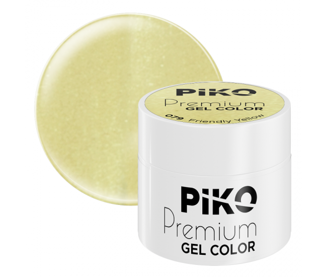 Gel color Piko, Premium, 5g, 079 Friendly Yellow