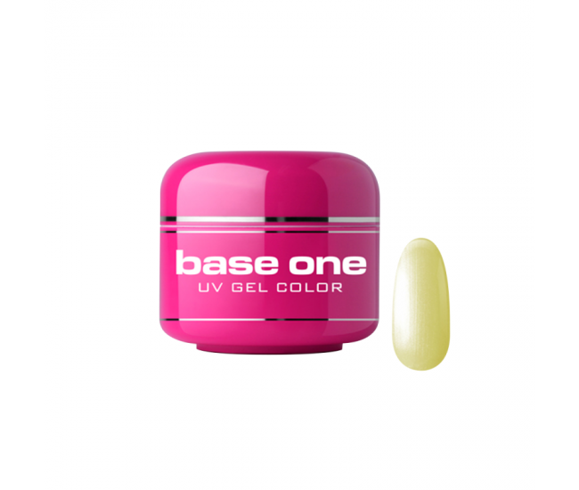 Gel UV color Base One, Metallic, lemon tree 24, 5 g