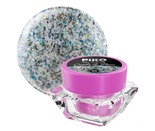 Gel UV color Piko, Coada de paun, 5g, 05