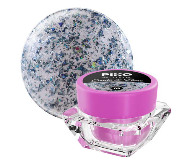 Gel UV color Piko, Coada de paun, 5g, 09