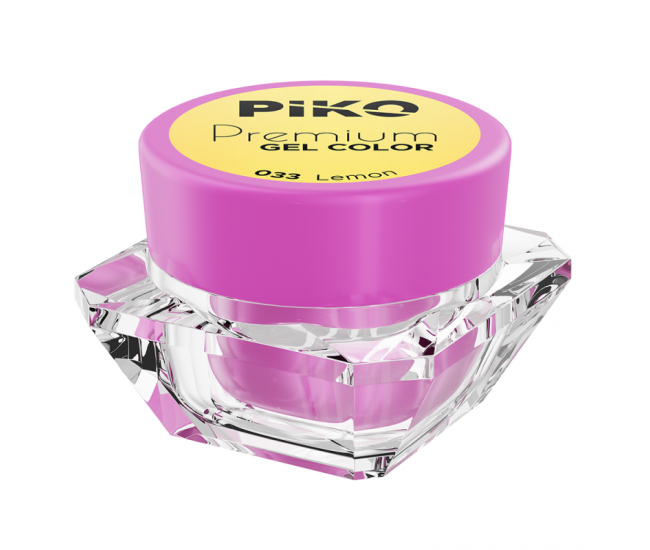 Gel UV color Piko, Premium, 033 Lemon, 5 g