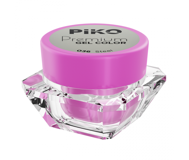 Gel UV color Piko, Premium, 036 Steel, 5 g