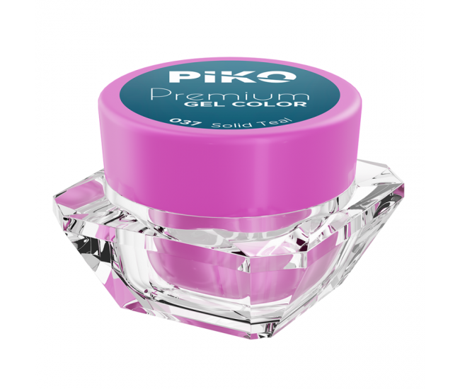 Gel UV color Piko, Premium, 037 Solid Teal, 5 g
