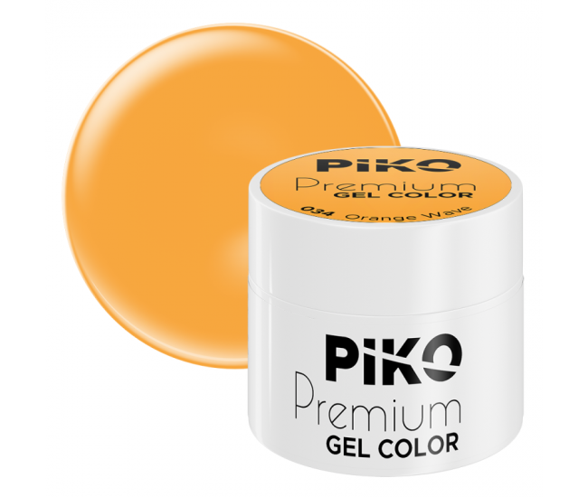 Gel UV color Piko, Premium, 5 g, 034 Orange Wave