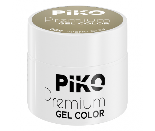 Gel UV color Piko, Premium, 5 g, 038 Warm Gray