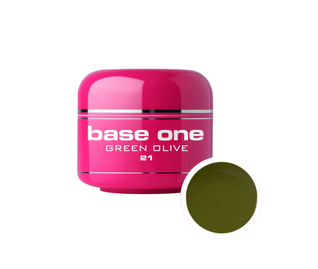 Gel UV color Base One, 5 g, green olive 21
